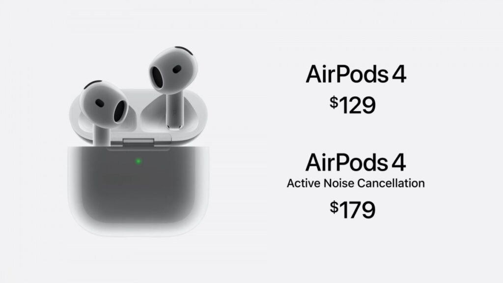 سماعات AirPods 4 تصل رسميًا مع تقنية إلغاء الضوضاء وعدد من الميزات الجديدة